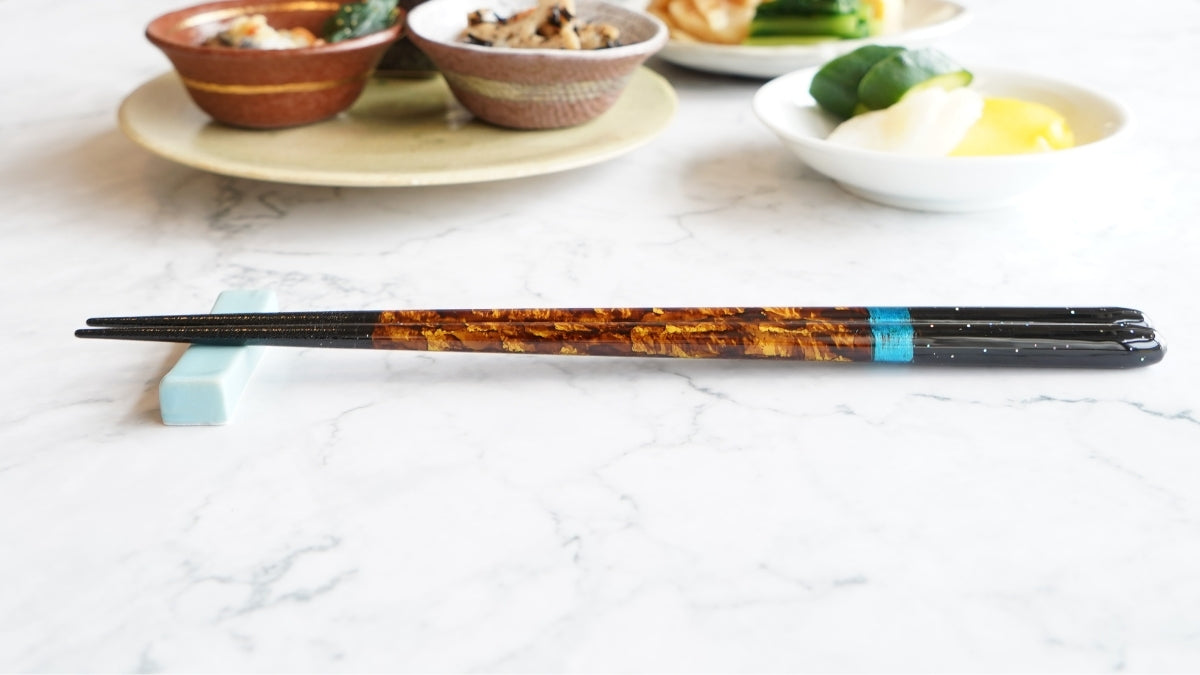 彩筆箸 結晶｜若狭の塗箸