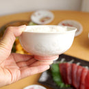 【茶碗2点セット】花結晶 (白地青赤) | 京焼-清水焼 | 陶葊