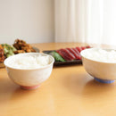 【茶碗2点セット】花結晶 (白地青赤) | 京焼-清水焼 | 陶葊