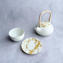 【茶器セット】RS marble ポット カップ&ソーサー | 金沢箔 | 箔一