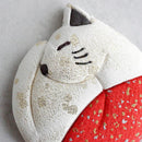 【手鏡】まるねこ | 江戸木目込み | 柿沼人形