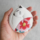 【手鏡】まるねこ | 江戸木目込み | 柿沼人形