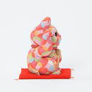 【招き猫】POP 七宝 赤 | 江戸木目込み | 柿沼人形