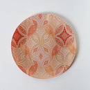 【お皿2点セット】ORI-ZARA (華七宝) ベージュ＆ホワイト | 西陣織 | RE:NISTA