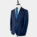 【ネクタイ】直感の濃藍 オリジナルロゴ | 国産シルク | SHAKUNONE (贈答用の紙袋付き)