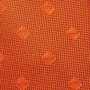 【ネクタイ】活力の柿色 オリジナルロゴ | 国産シルク | SHAKUNONE (贈答用の紙袋付き)