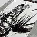 【掛け軸】60周年記念 バルタン星人 尺五立 | 掛軸 | 偕拓堂アート