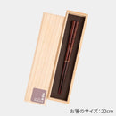 【箸】漆螺鈿 WAKASA 六角 | 若狭の塗箸 | 箸蔵まつかん