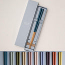 【箸】HASHIKURA SEASON 01 オーク 八角 箸置付 ギフト箱付 (食洗対応) | 若狭の塗箸 | 箸蔵まつかん