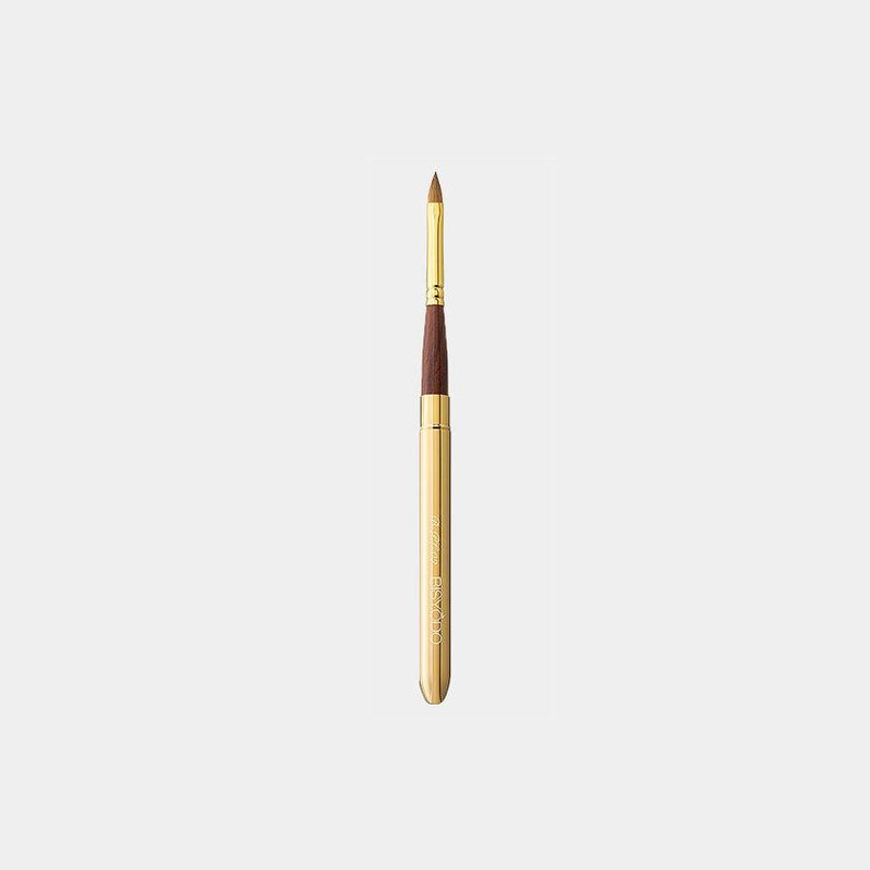 【メイクブラシ】BISYODO (L) キャップ付リップブラシ (丸平) 11mm | 化粧筆 | ウエダ美粧堂