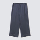 【パジャマ】シルク エレガントネイビー セットアップ | Foo Tokyo