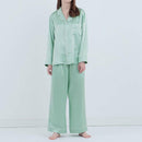 【パジャマ】シルク ミントグリーン セットアップ | Foo Tokyo