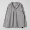 【パジャマ】シルキーコットンパジャマ グレー セットアップ | Foo Tokyo