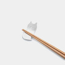 【箸置】つながる箸置 - ネコ - 5ヶ入 | 鋳物 | 能作