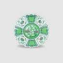 【古伊万里焼】林九郎窯 皐月 15cmプレート moegi