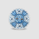 【古伊万里焼】林九郎窯 皐月 15cmプレート moegi