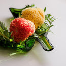 【アップサイクル】funew ワインボトル ハーフカット L グリーン