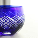 【江戸切子】重ね矢来 丸ぐいのみペア