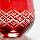 【江戸切子】重ね矢来 丸ぐいのみペア