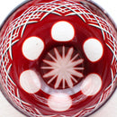 【江戸切子】重ね矢来 丸ぐいのみペア