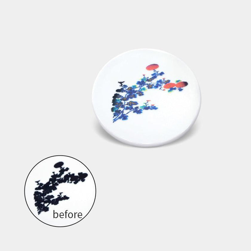 【マグカバー】温感 千鳥 (花と鳥) | 美濃焼 | 丸モ高木陶器
