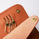 【本革キーケース】SMART MOVE! -type1 | アナログキーポケットタイプ- Eternal Orange (とこしえの橘) | 革加工 | RAKUKEI