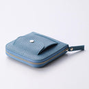 【本革キーケース】SMART MOVE! -type2 | コインポケットタイプ- Kamo Blue (賀茂の浅水) | 革加工 | RAKUKEI