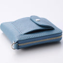 【本革キーケース】SMART MOVE! -type2 | コインポケットタイプ- Kamo Blue (賀茂の浅水) | 革加工 | RAKUKEI