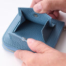 【本革キーケース】SMART MOVE! -type2 | コインポケットタイプ- Kamo Blue (賀茂の浅水) | 革加工 | RAKUKEI