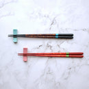 【夫婦箸】ペア 夜空 箸置付 (22.5cm) |筆描き