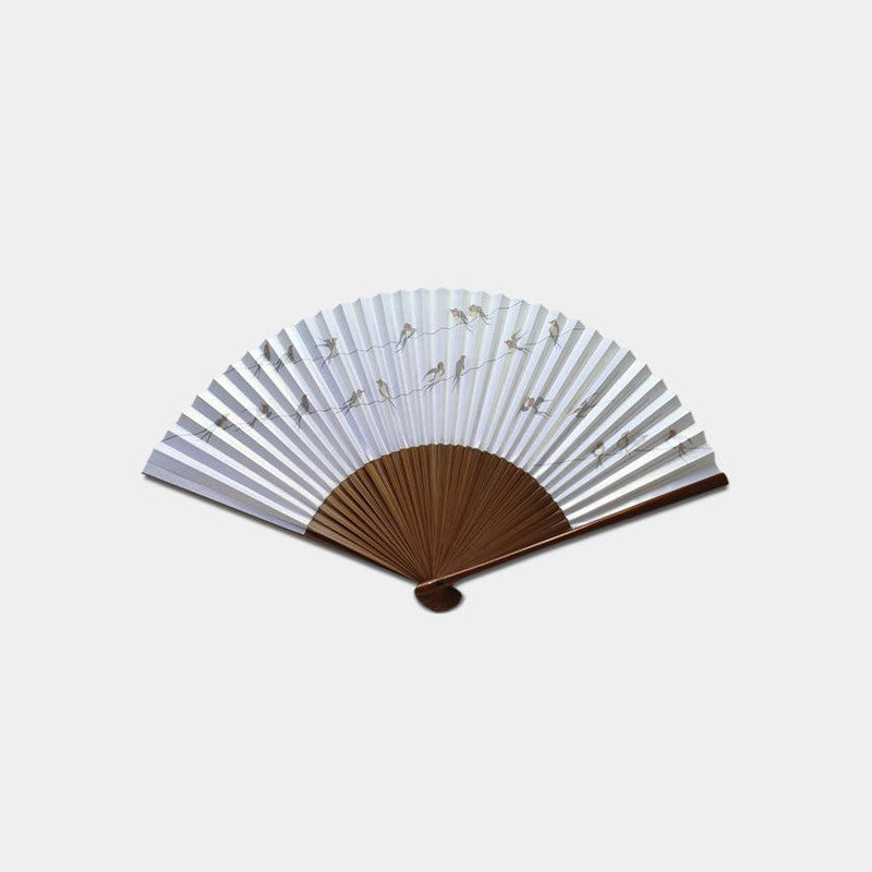 【扇子】男持 (7.5寸) 親骨ラメ つばめ (扇子袋付) | 名古屋扇子 | 末廣堂