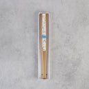 【扇子】つゆ草に向こう向きウサギ | 唐紙 | 唐源