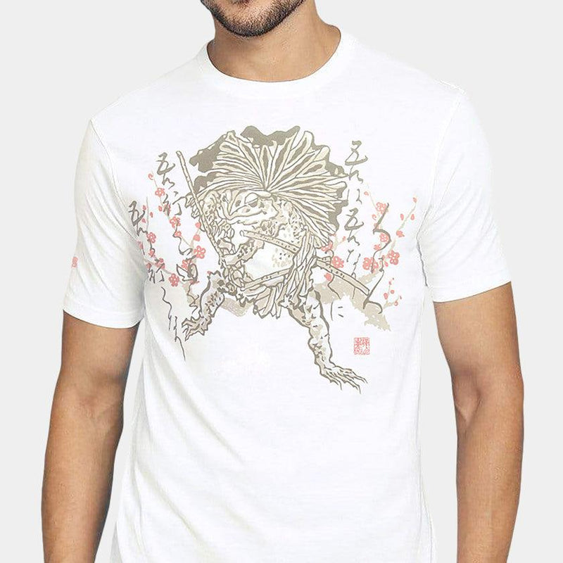 【Tシャツ】侍蛙 | シルクスクリーンプリント