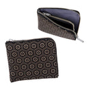 【財布】F小銭入れ08 亀甲 (黒地x白漆) | 甲州印伝 | 印傳屋