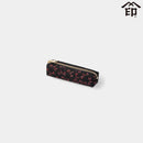 【小物入れ】ファスナー式 トンボ (黒地x赤漆) | 甲州印伝 | 印傳屋