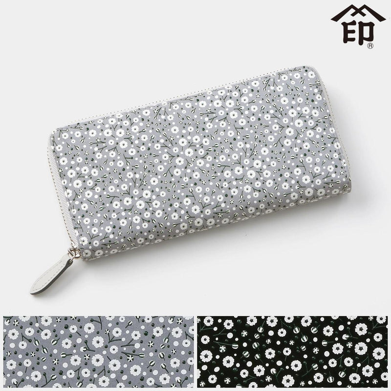 【財布】かすみ草 札入れJ | 甲州印伝 | 印傳屋