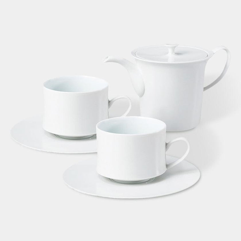 【茶器セット】agasuke カップ&ソーサーペア ポットセット | 波佐見焼 | 西海陶器