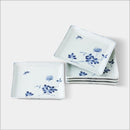 【プレート5枚セット】野原 角取皿揃 | 波佐見焼 | 西海陶器