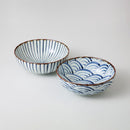 【鉢 ペア】染付絵変り 多用鉢ペア | 波佐見焼 | 西海陶器