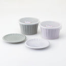 【皿 & 鉢 ペアセット】KIKUWARI 取皿付レンジ鉢大 | 波佐見焼 | 西海陶器