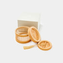 【香炉 (キャンドル付き) 】網代木 | 印香 | インセンスキッチン