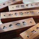 【香炉 (キャンドル付き) 】網代木 | 印香 | インセンスキッチン