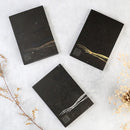 【御朱印帳】三ヶ月 (黒) | 唐紙 | 景美風月