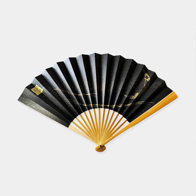 【扇子】月想扇 三日月想 あまの川 | 唐紙 | 景美風月