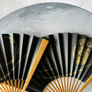 【扇子】月想扇  三日月想 | 唐紙 | 景美風月