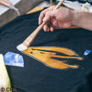 【Tシャツ】金彩 限定100着 シリアルナンバー入り | 京友禅金彩 | 初音工房（在庫切れの場合：受注生産2ヶ月）