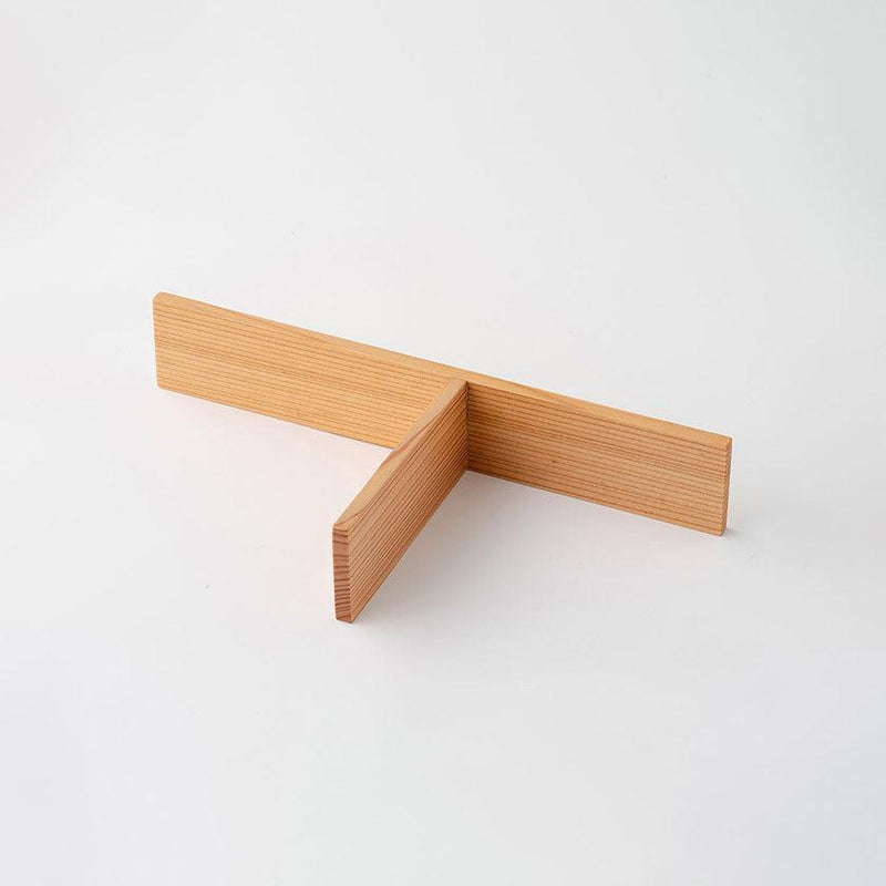 【オプション】三段重用T字仕切り (小) | 大館曲げわっぱ | 栗久