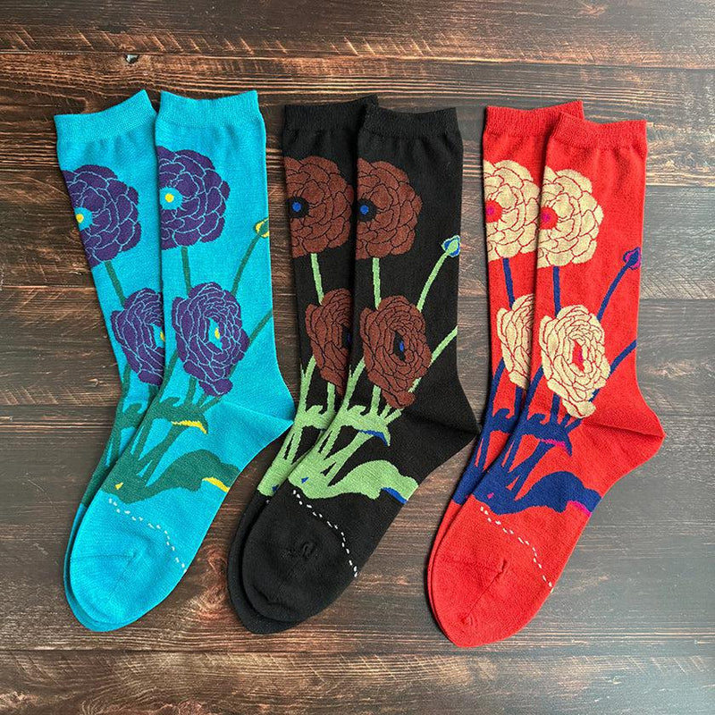 【靴下】GARA SOCKS (HANA) | 靴下 | TANAKA SOKKEN