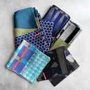 【ストール】播州織ジャカードロングキュプラストール (ネイビーブラウン) | 播州織 | POLS