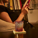 【江戸切子】菊繋ぎに籠目紋 オールドグラス | TABLEAU